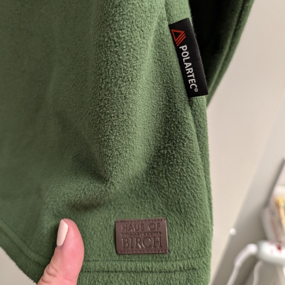 Haus of Birch Green WindPro Turtleneck Fleece - Picture 6 of 6